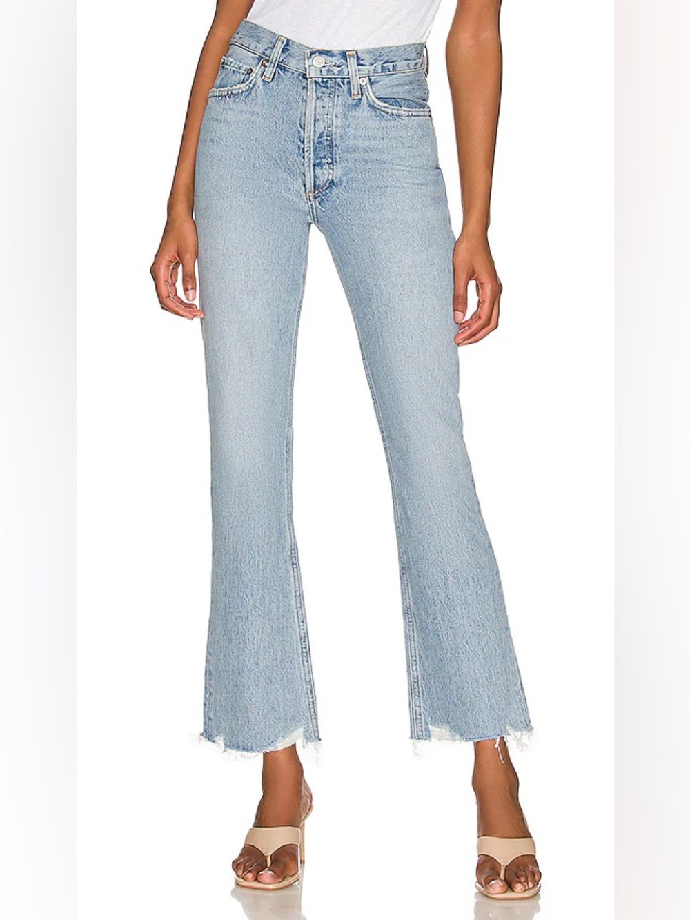 Agolde Women’s Organic Cotton Mid-Rise Relaxed Boot Jeans Curio Size 27